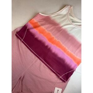 Athleta Shanti Crop Tank Top Run With It Short Set Women's 3X Activewear New